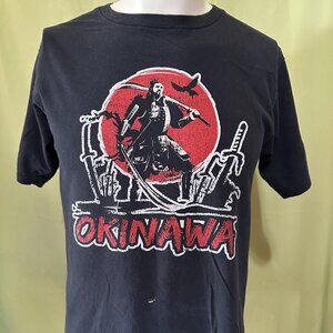 Okinawa Ryukyu Kingdom Yukatchu Samure Men's Black T Shirt Small Port & Company